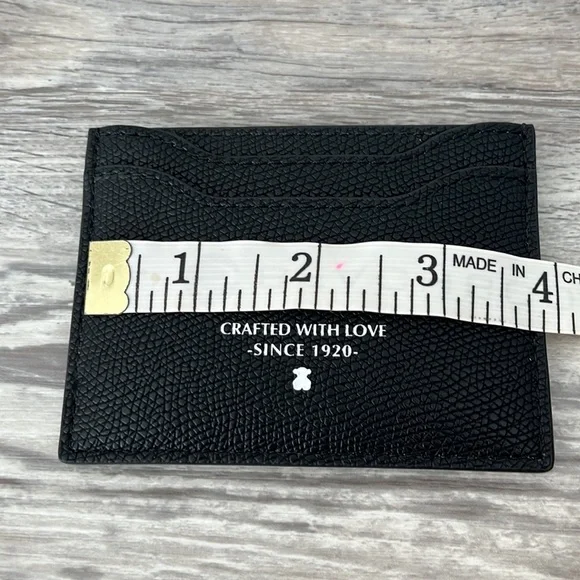 TOUS Black card holder new with tags - Picture 4 of 5
